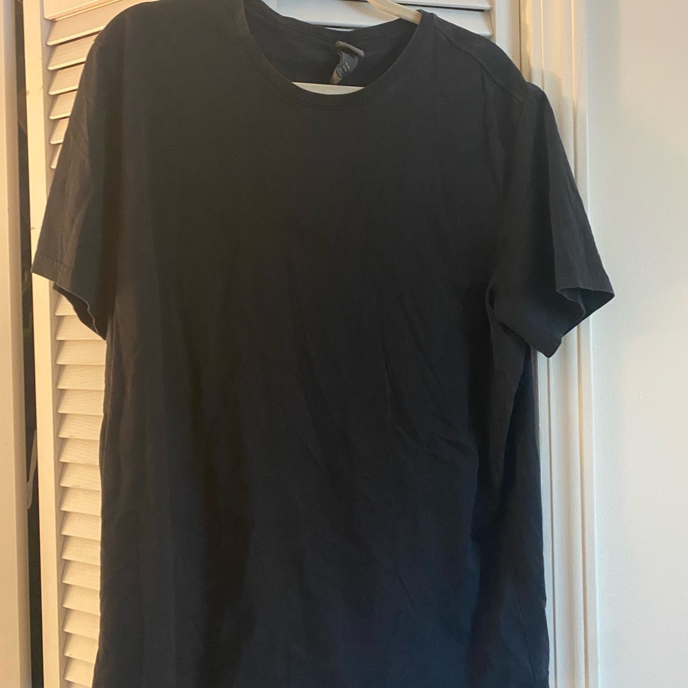 Plain black tee